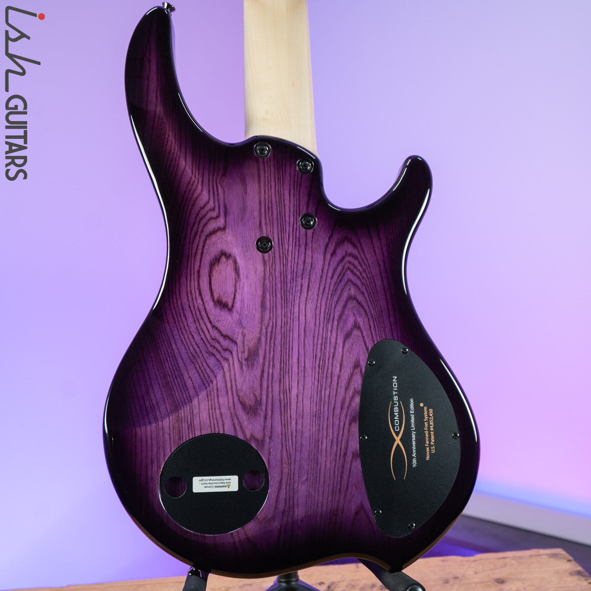 Dingwall 10th Anniversary Combustion 5-String 3 PUP Amethystburst Left –  Ish Guitars