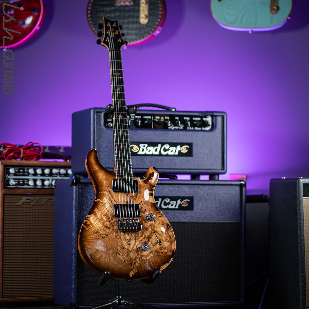 2020 PRS Private Stock Custom 24 Spalted Maple Smoked Burst