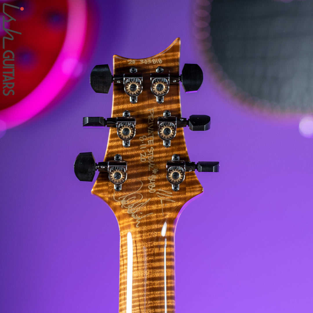 2020 PRS Private Stock Custom 24 Spalted Maple Smoked Burst