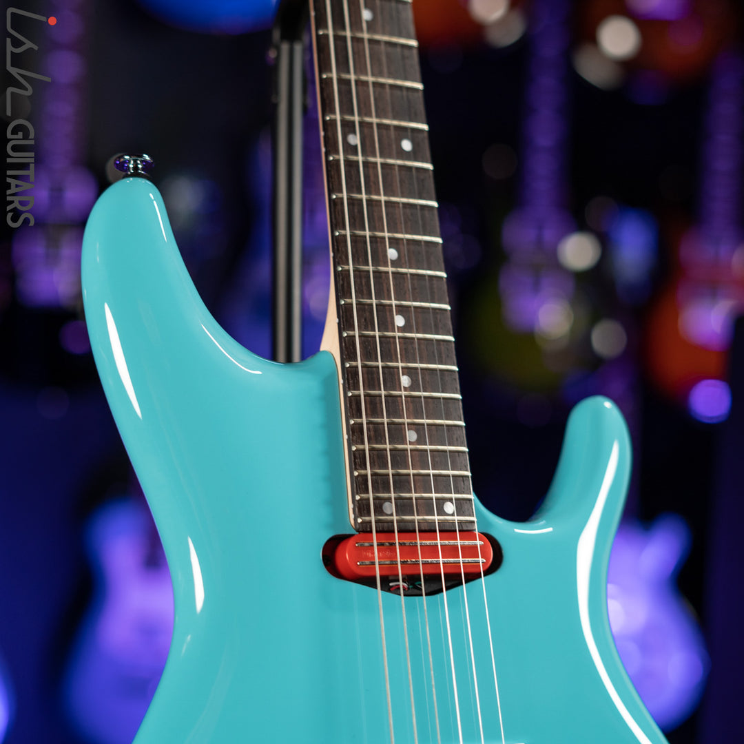 Ibanez JS2410 Joe Satriani Signature Electric Guitar Sky Blue Gloss Demo