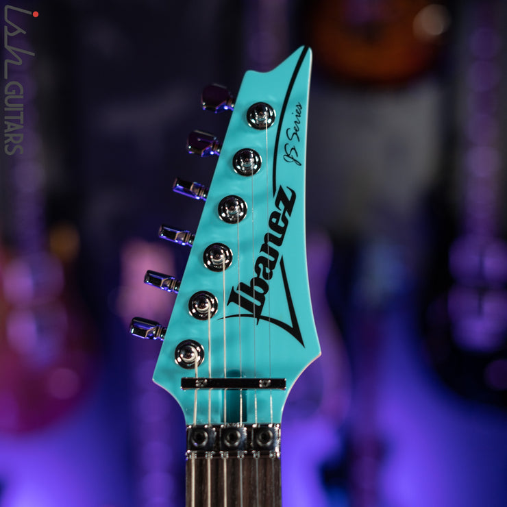 Ibanez JS2410 Joe Satriani Signature Electric Guitar Sky Blue Gloss Demo