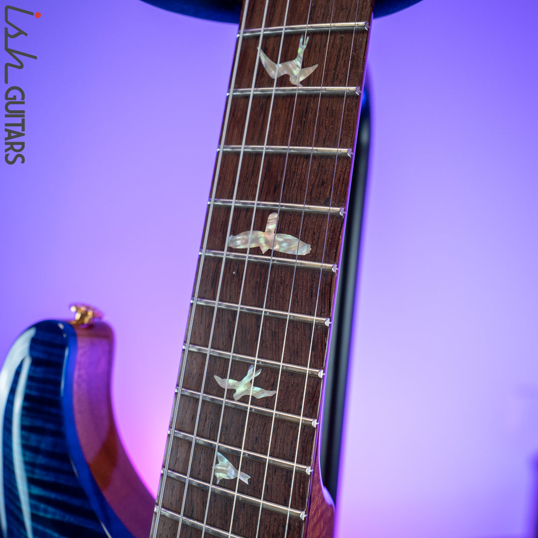 PRS Experience  Modern Eagle V Custom Color River Blue Burst 10 Top