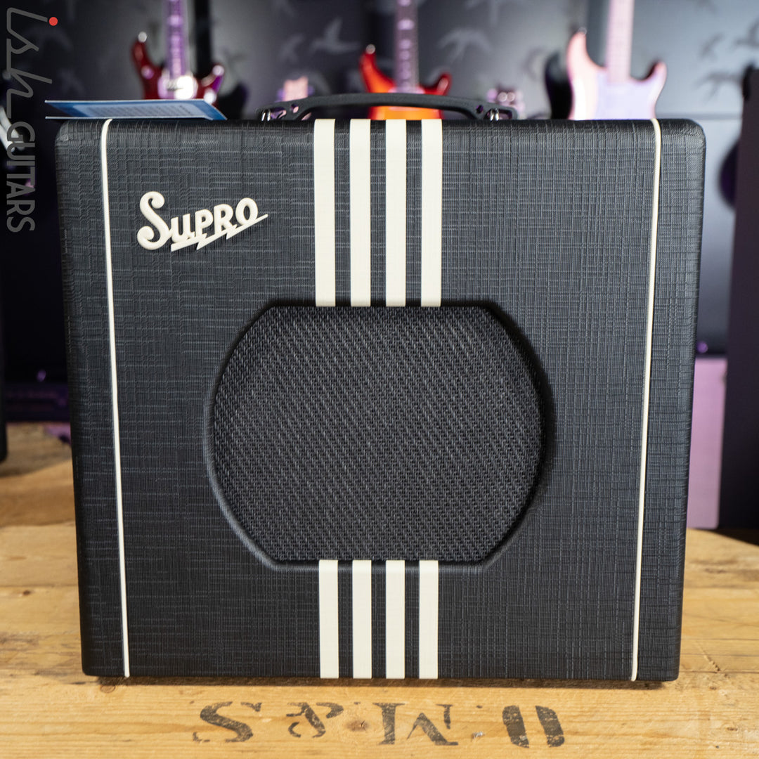 2021 Supro Delta King 10 1820R Black and Cream
