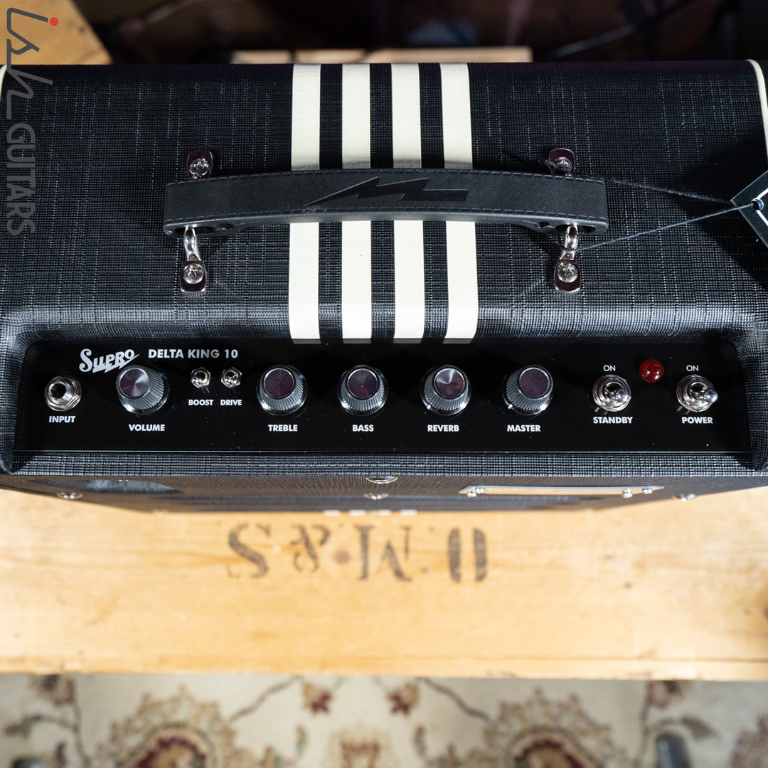 2021 Supro Delta King 10 1820R Black and Cream
