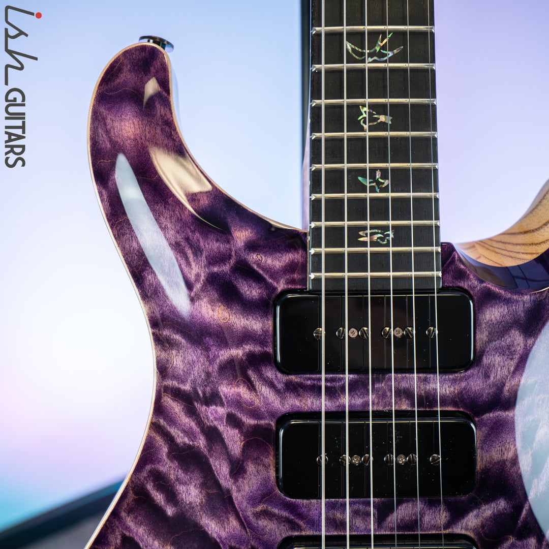 PRS Wood Library Custom 22 Soapbar Faded Purple