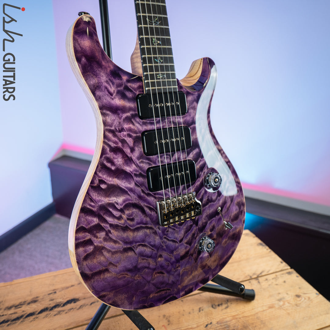 PRS Wood Library Custom 22 Soapbar Faded Purple