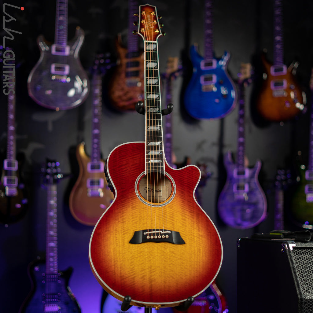 Takamine TSP178AC Acoustic-Electric Guitar Faded Cherry Burst