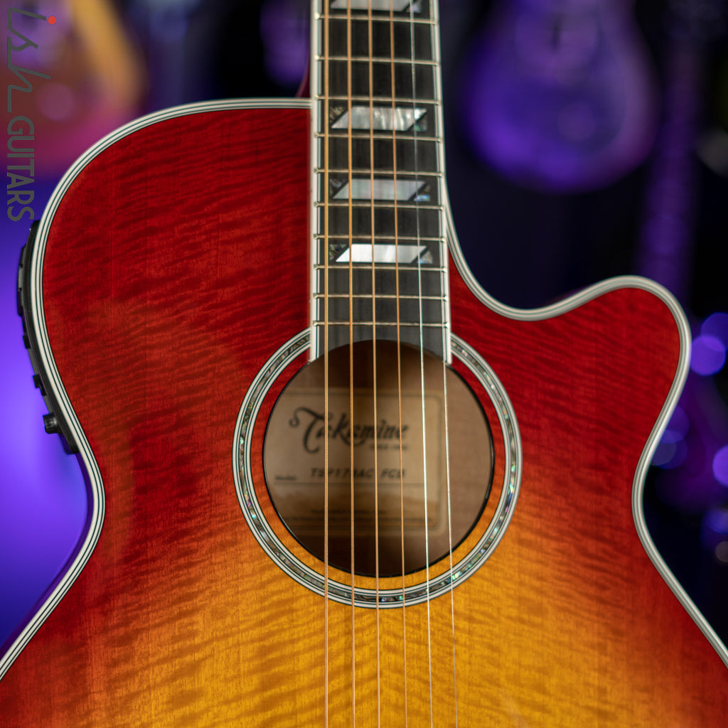 Takamine TSP178AC Acoustic-Electric Guitar Faded Cherry Burst