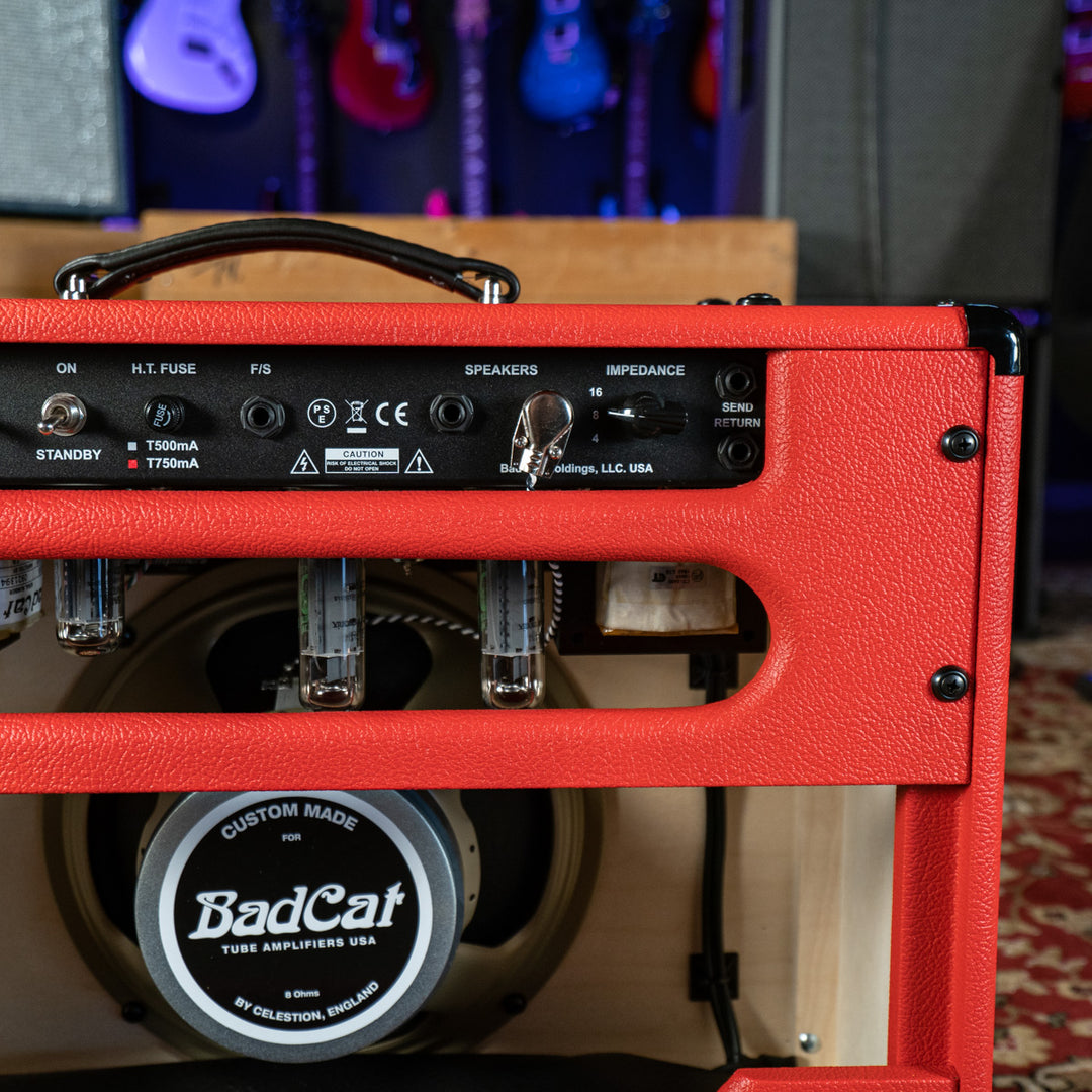Bad Cat Hot Cat 30R Handwired Series 1x12" Combo Amp Custom Red Tolex