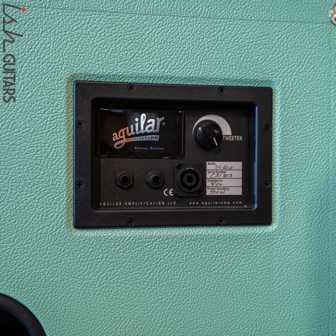 Aguilar SL212 2x12 500 Watt Bass Cabinet Special Edition Poseidon Green
