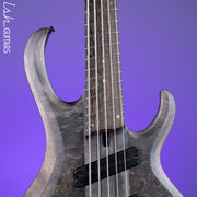 Ibanez BTB805MS Multi-Scale 5-String Bass Transparent Grey Flat Demo