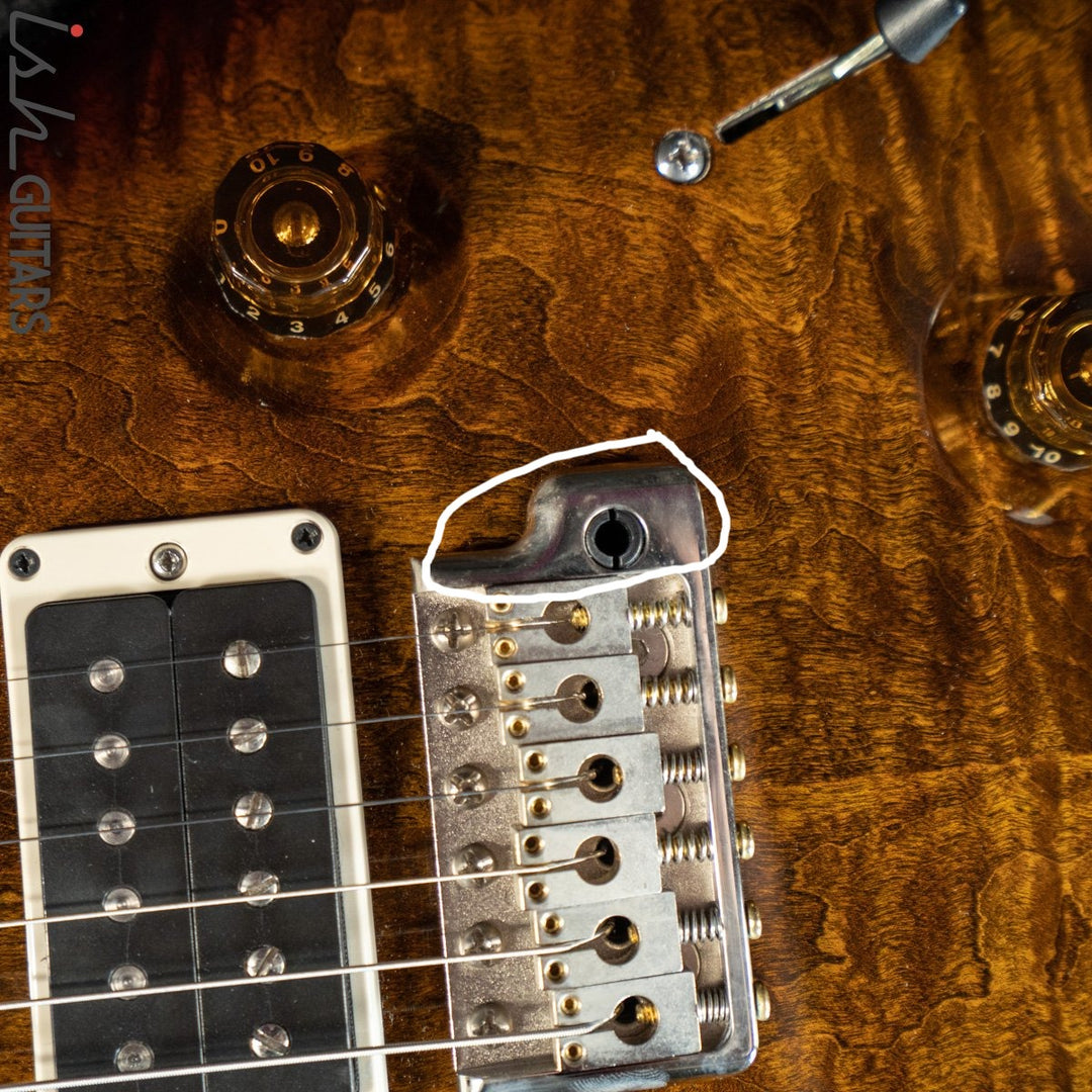 2014 PRS Custom 24 Black Gold Burst Wrap