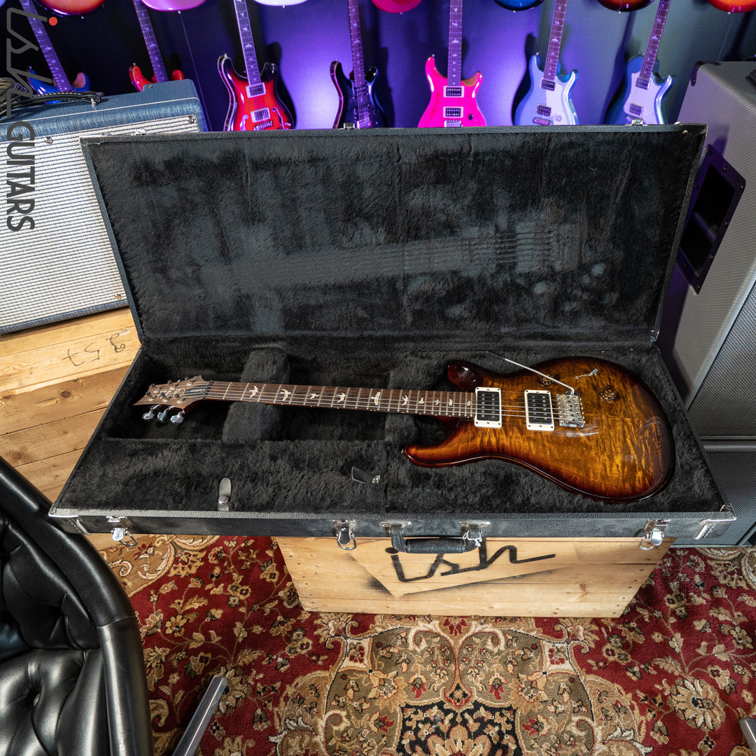 2014 PRS Custom 24 Black Gold Burst Wrap