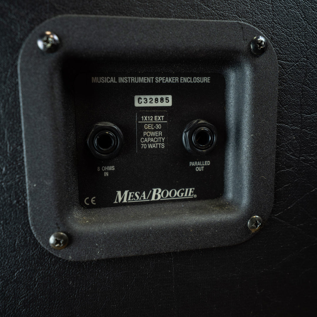 Mesa Boogie Mini Rectifier 1x12" 60-watt Straight Extension Cabinet Black