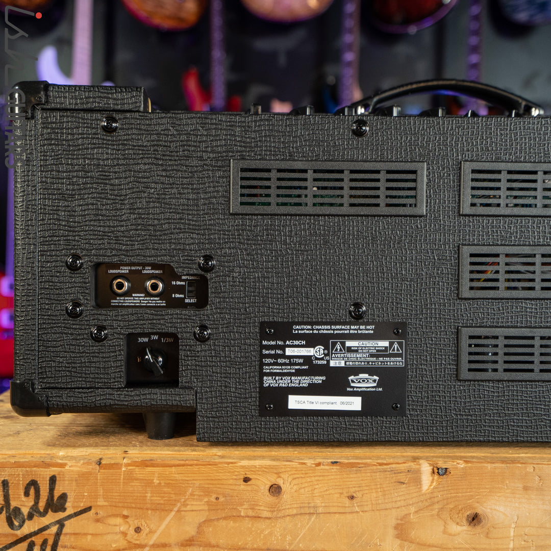 Vox AC30CH 30W Custom Head Tube Amplifier Demo