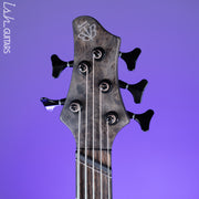 Ibanez BTB805MS Multi-Scale 5-String Bass Transparent Grey Flat Demo