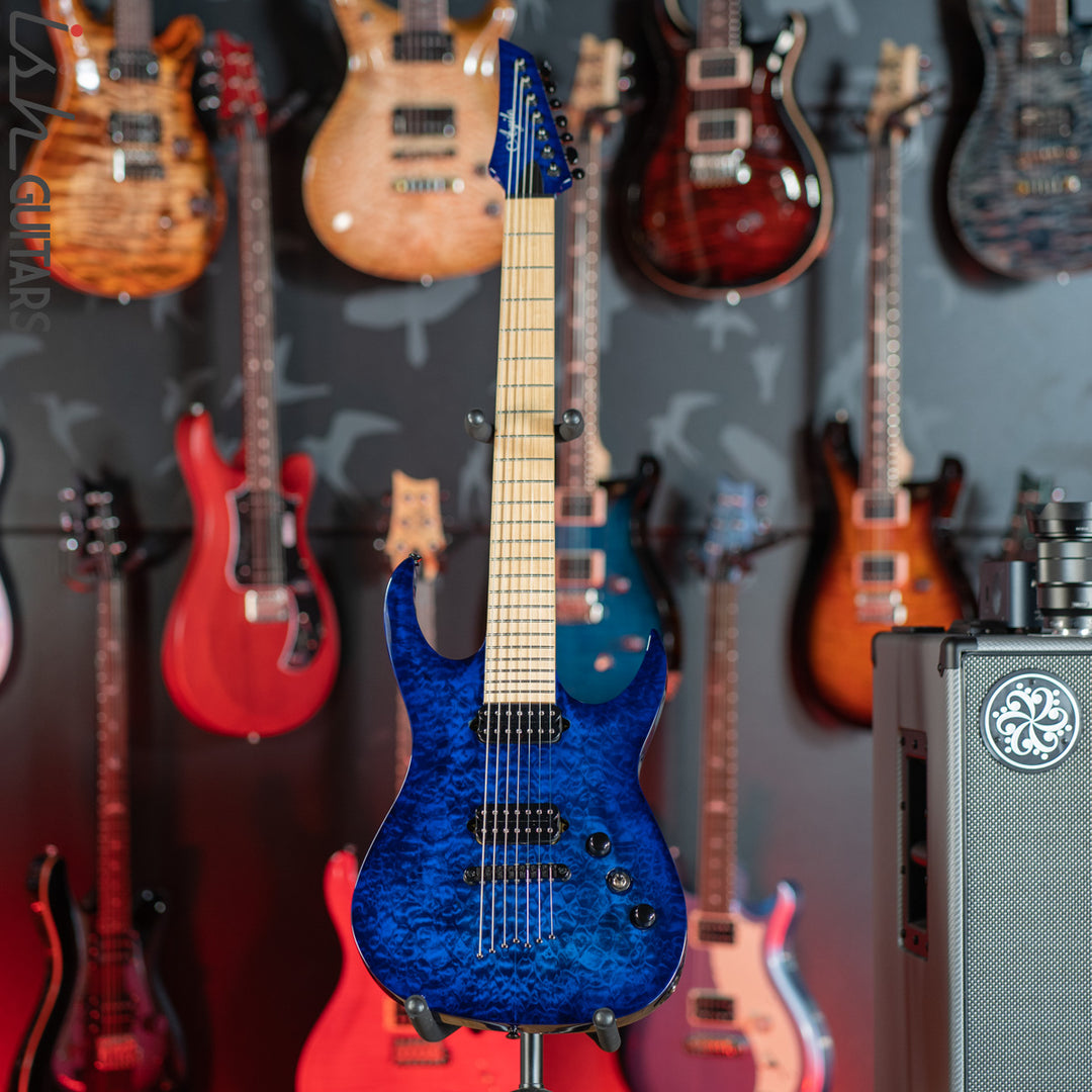 Agile Septor 727 7-String Tribal Blue