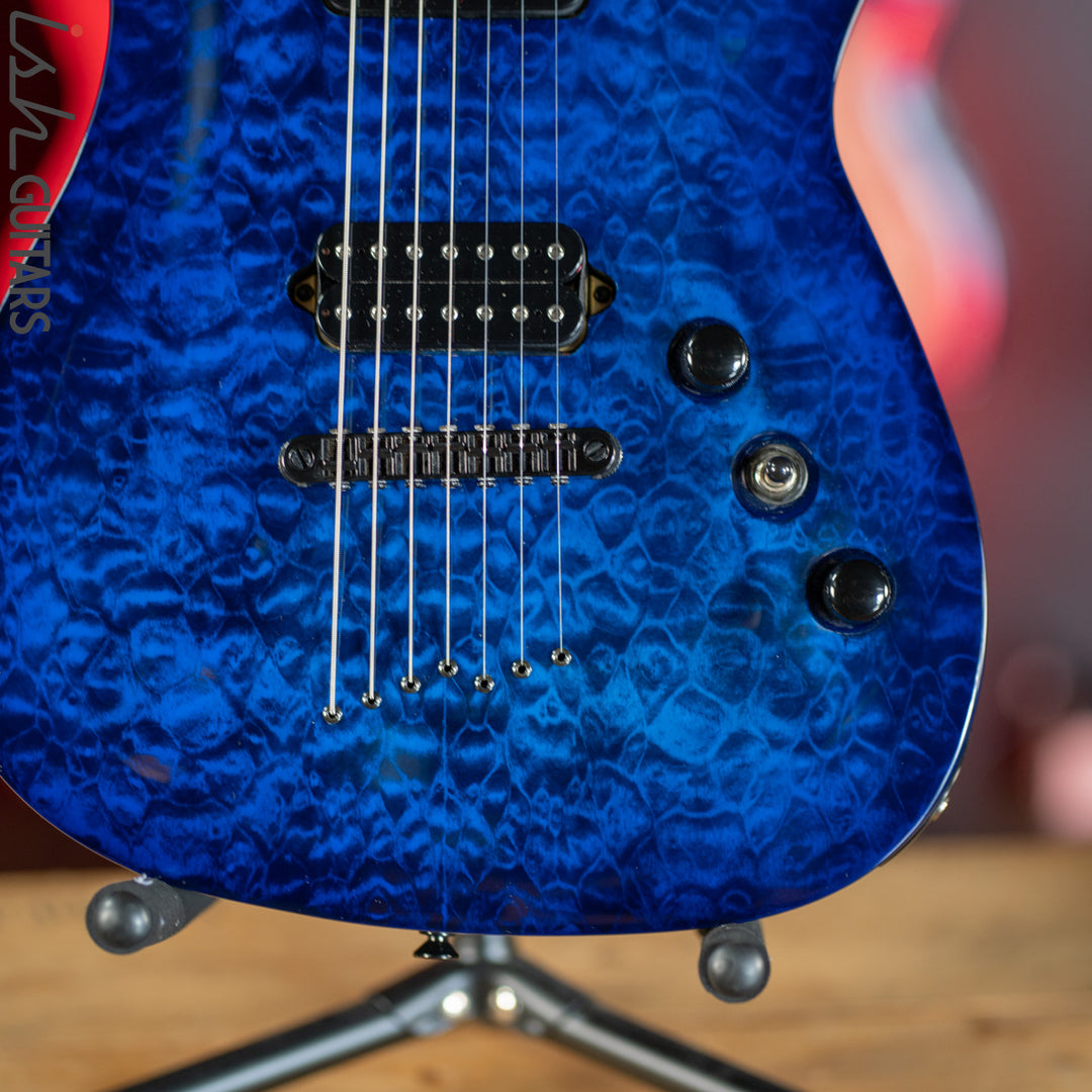 Agile Septor 727 7-String Tribal Blue