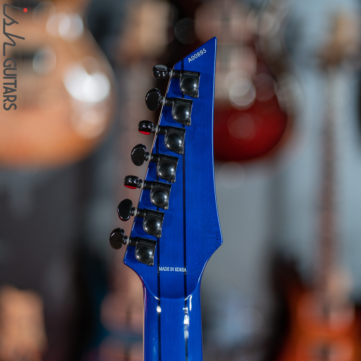 Agile Septor 727 7-String Tribal Blue – Ish Guitars