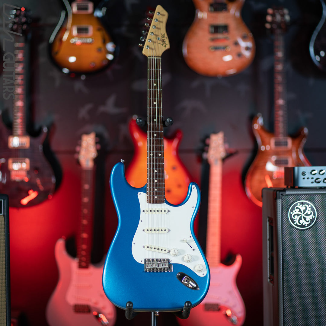 2012 D’Pergo Limited Retro Strat Electric Blue Metallic
