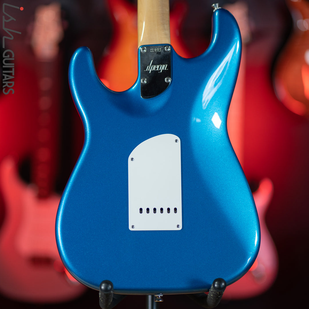 2012 D’Pergo Limited Retro Strat Electric Blue Metallic