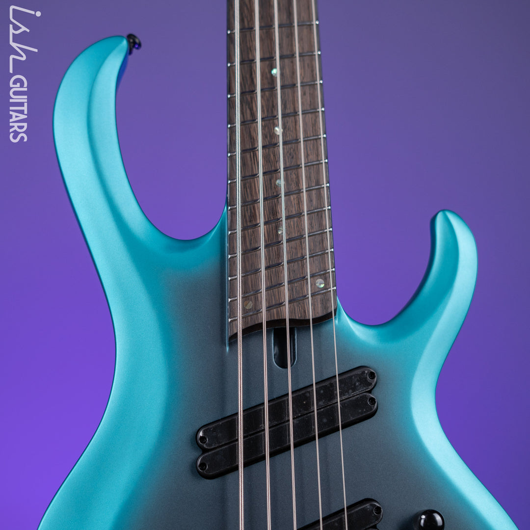 Ibanez BTB605MS Multi-Scale 5-String Bass Cerulean Aura Burst Matte Demo
