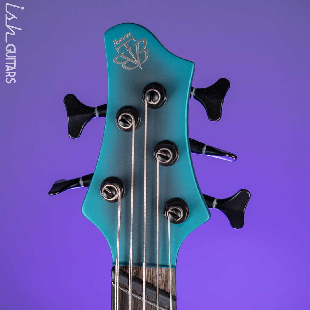 Ibanez BTB605MS Multi-Scale 5-String Bass Cerulean Aura Burst Matte Demo