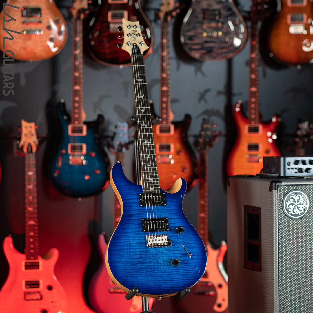 PRS SE Custom 24 Faded Blue Burst