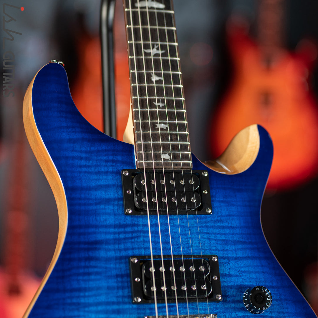 PRS SE Custom 24 Faded Blue Burst