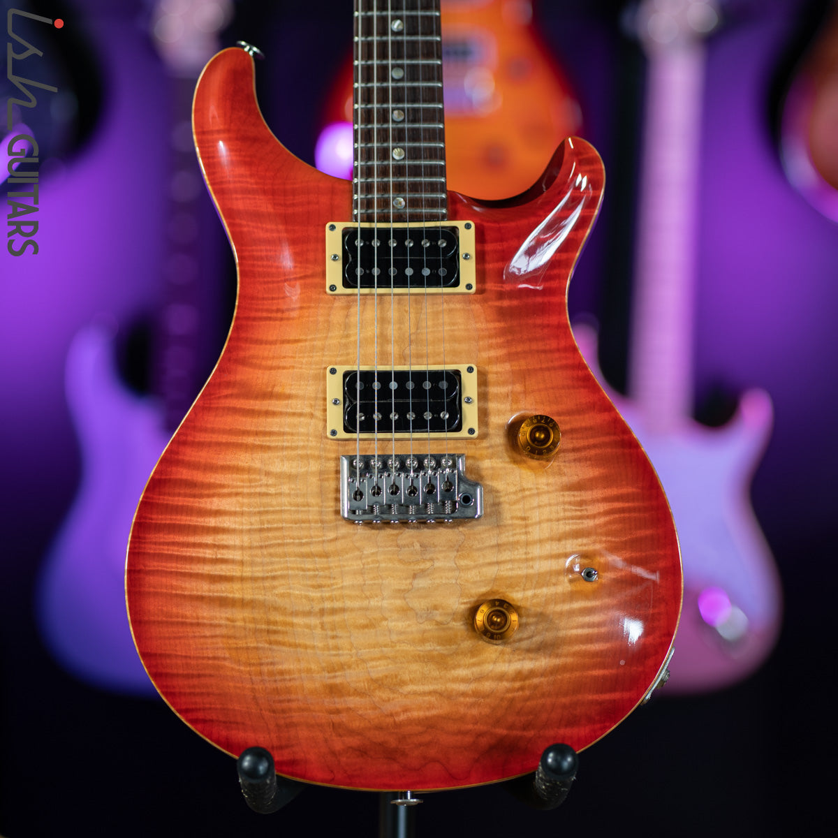 1985 PRS Custom 24 Cherry Burst 1 Piece #222 Ever Made – Ish Guitars