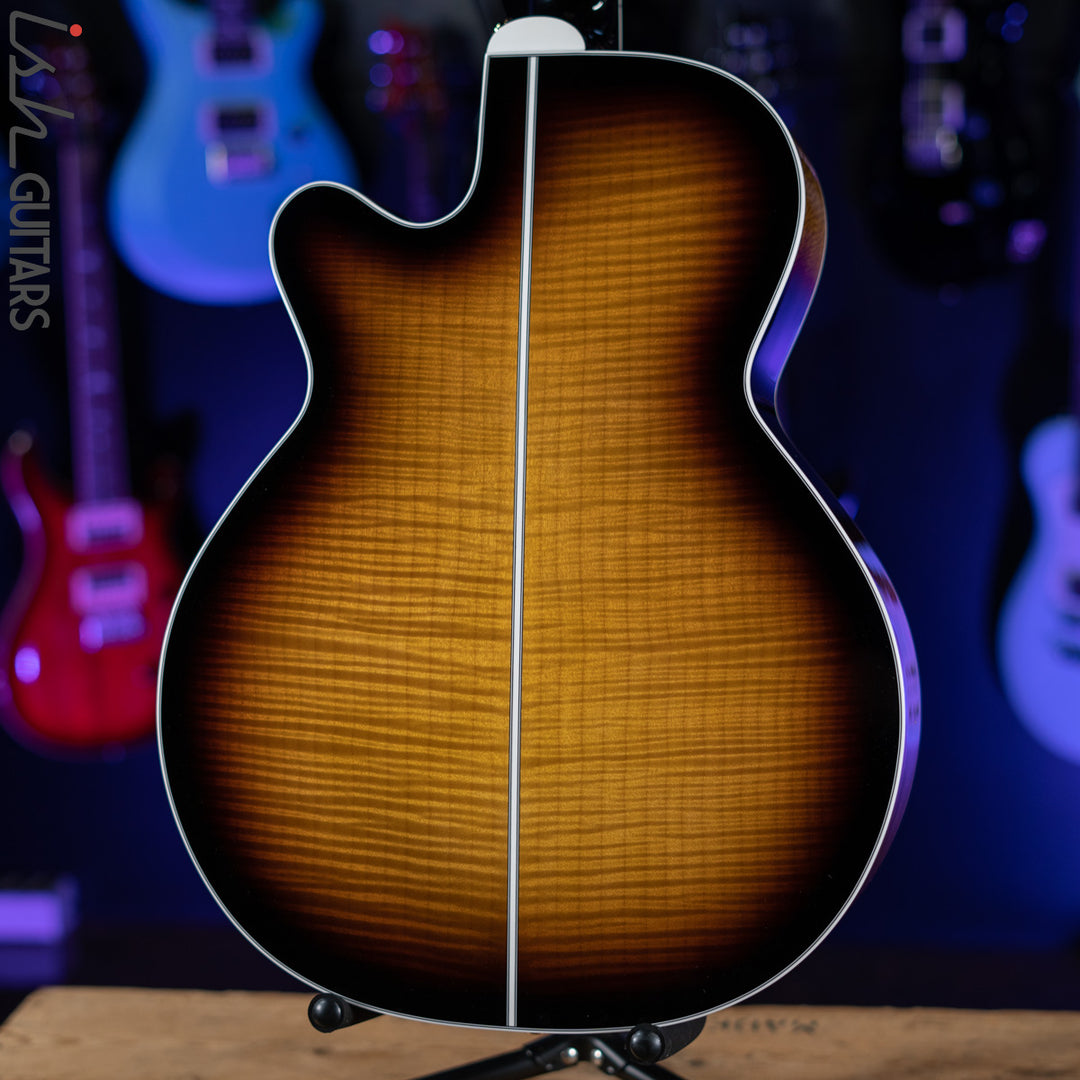 Takamine EF450C-TT Acoustic Electric Guitar Brown Sunburst Demo