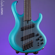 Ibanez BTB605MS Multi-Scale 5-String Bass Cerulean Aura Burst Matte Demo