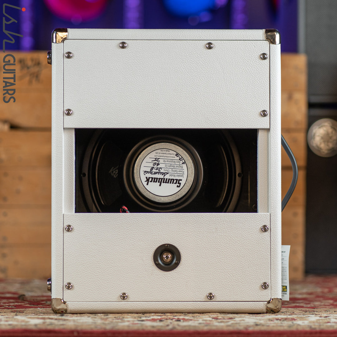 Mojotone 1x12 Cab w/ 8ohm Scumback Speaker White
