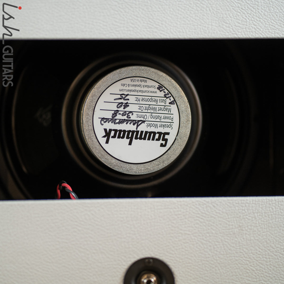 Mojotone 1x12 Cab w/ 8ohm Scumback Speaker White