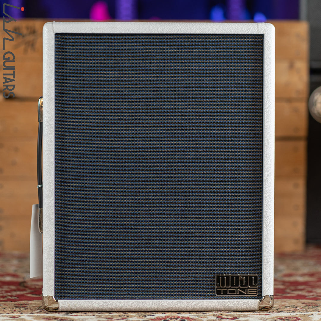 Mojotone 1x12 Cab w/ 8ohm Celestion Greenback White Tolex