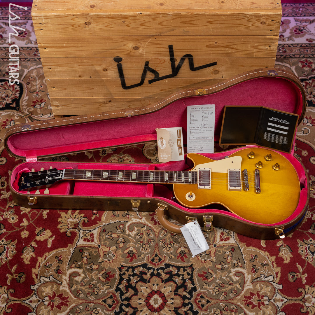 2021 Gibson Custom ‘58 Les Paul Standard R8 VOS Lemon Burst