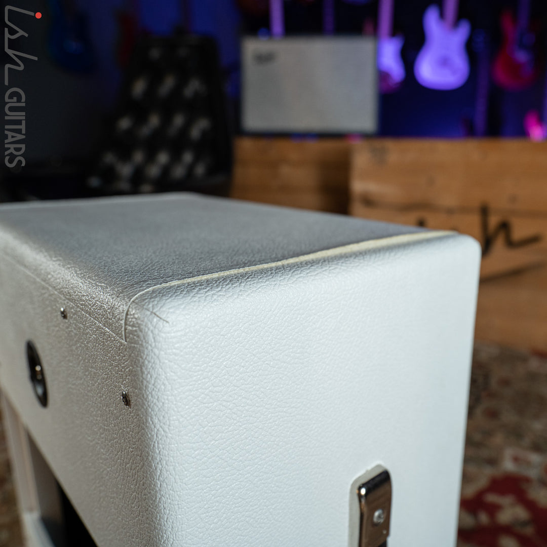 Mojotone 1x12 Cab w/ 8ohm Celestion Greenback White Tolex