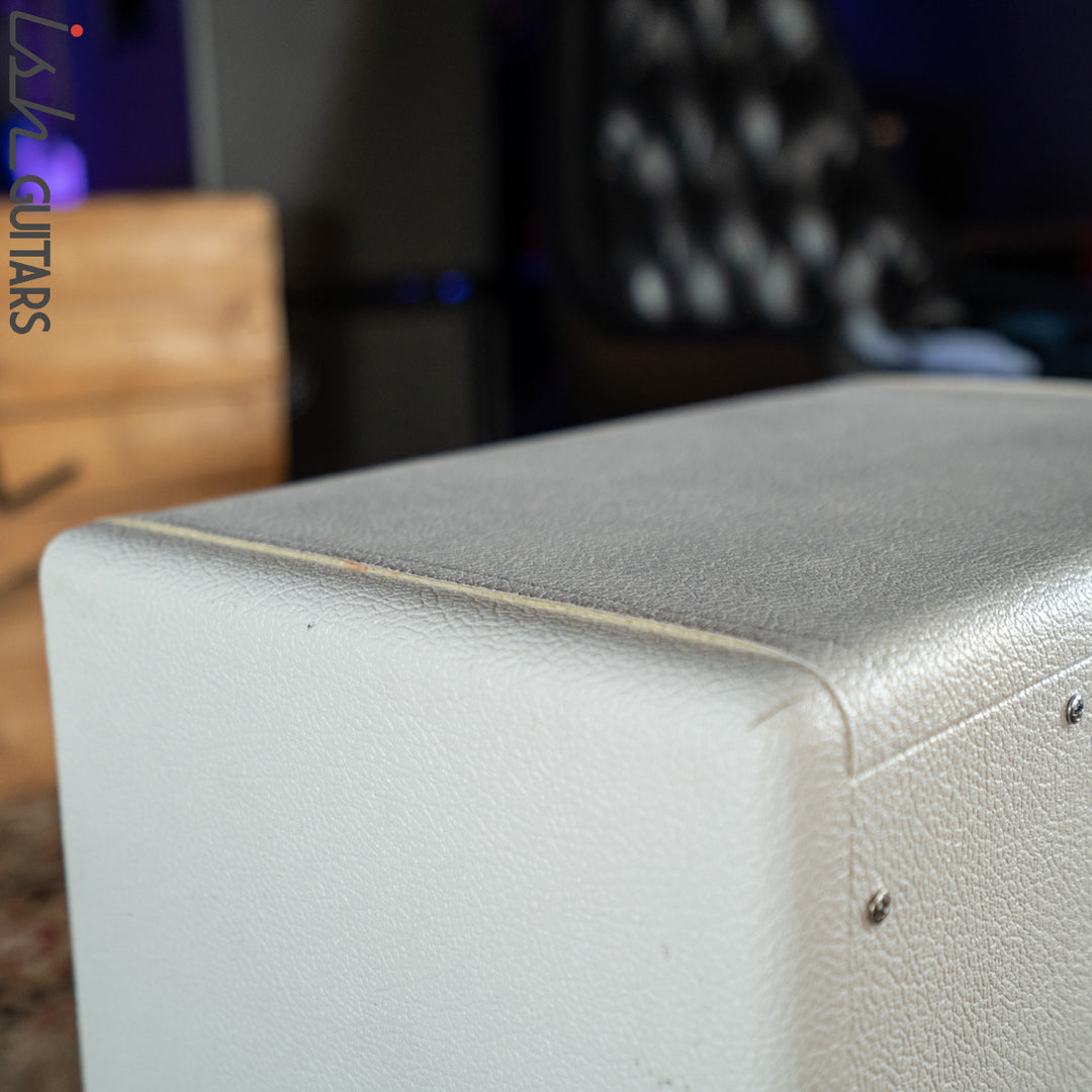 Mojotone 1x12 Cab w/ 8ohm Celestion Greenback White Tolex