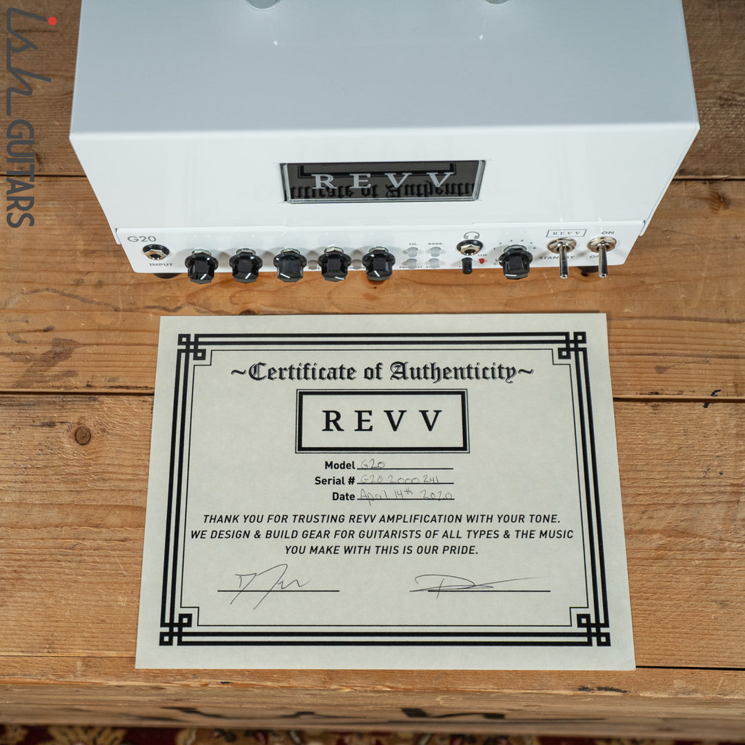 Revv G20 20W Guitar Amp Head White