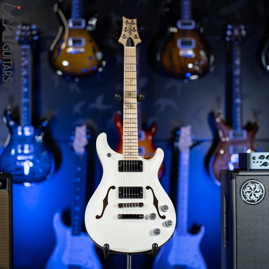 PRS McCarty 594 Hollowbody II Wood Library Antique White Satin
