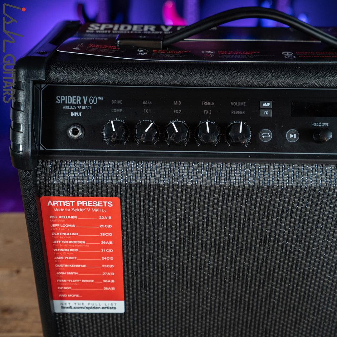 Line 6 Spider V 60 MkII 60 Watt Combo Guitar Amp