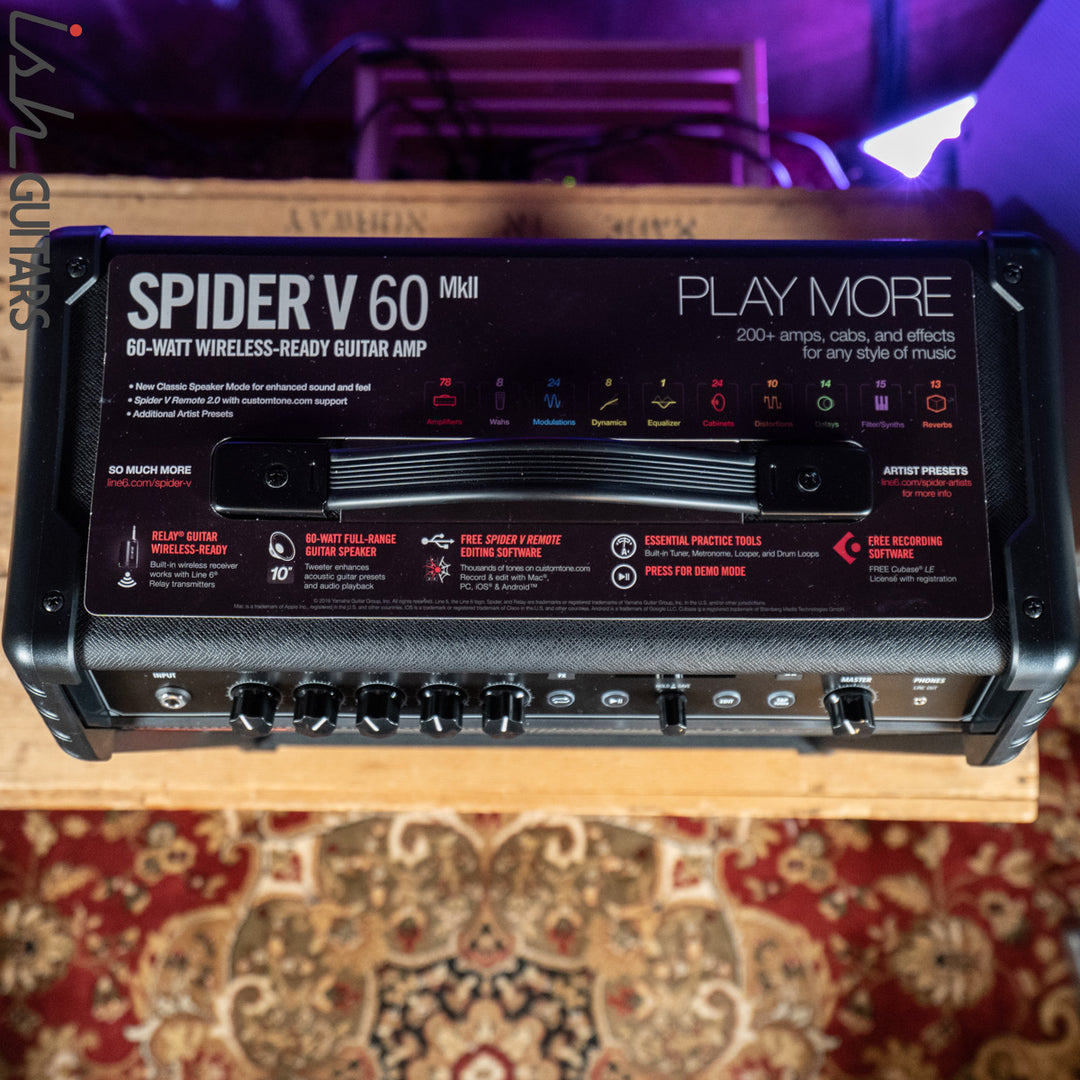 Line 6 Spider V 60 MkII 60 Watt Combo Guitar Amp