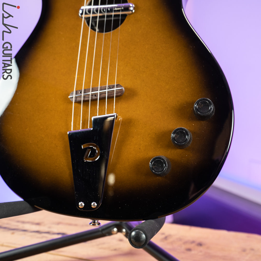 Danelectro Convertible Acoustic Electric Tobacco Sunburst w/Piezo