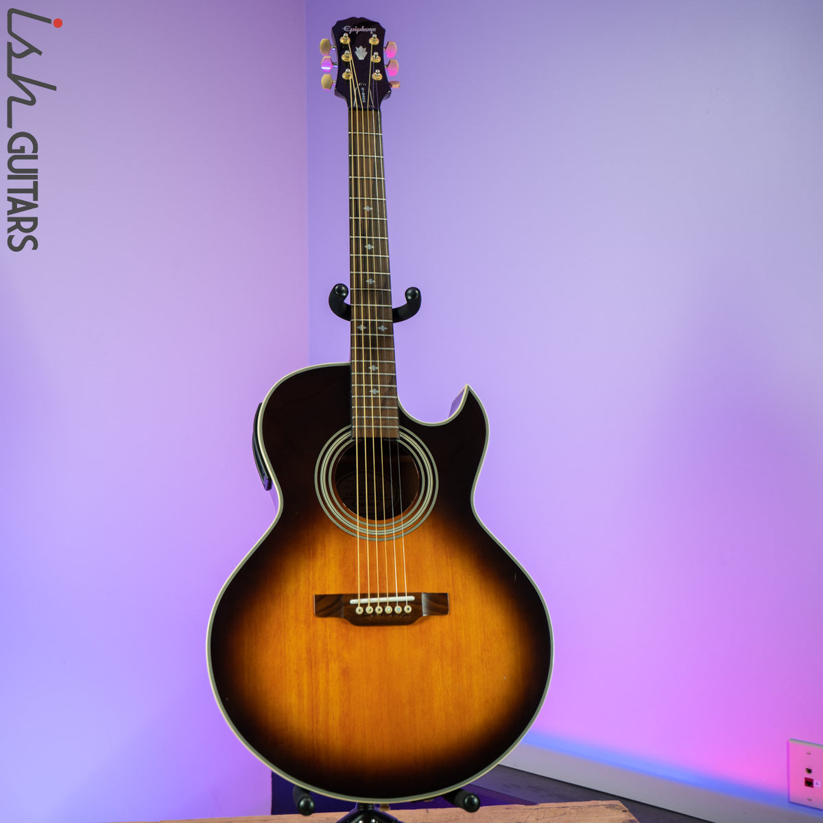 1998 Epiphone PR-5E Vintage Sunburst – Ish Guitars