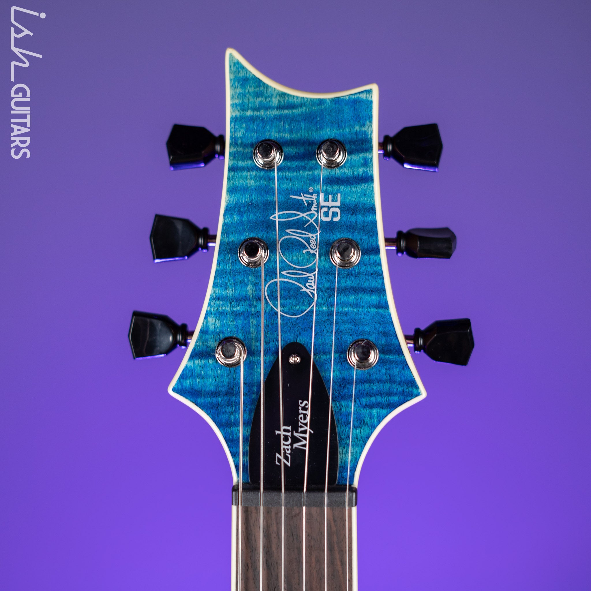 PRS SE Zach Myers Electric Guitar Myers Blue – Ish Guitars