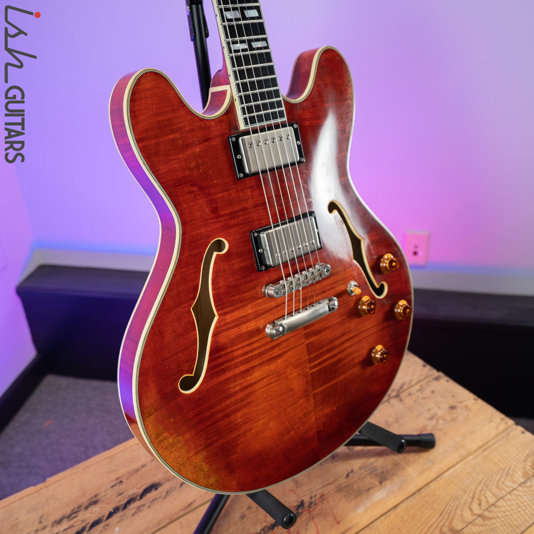 2017 Eastman T59/V Thinline Antique Amber