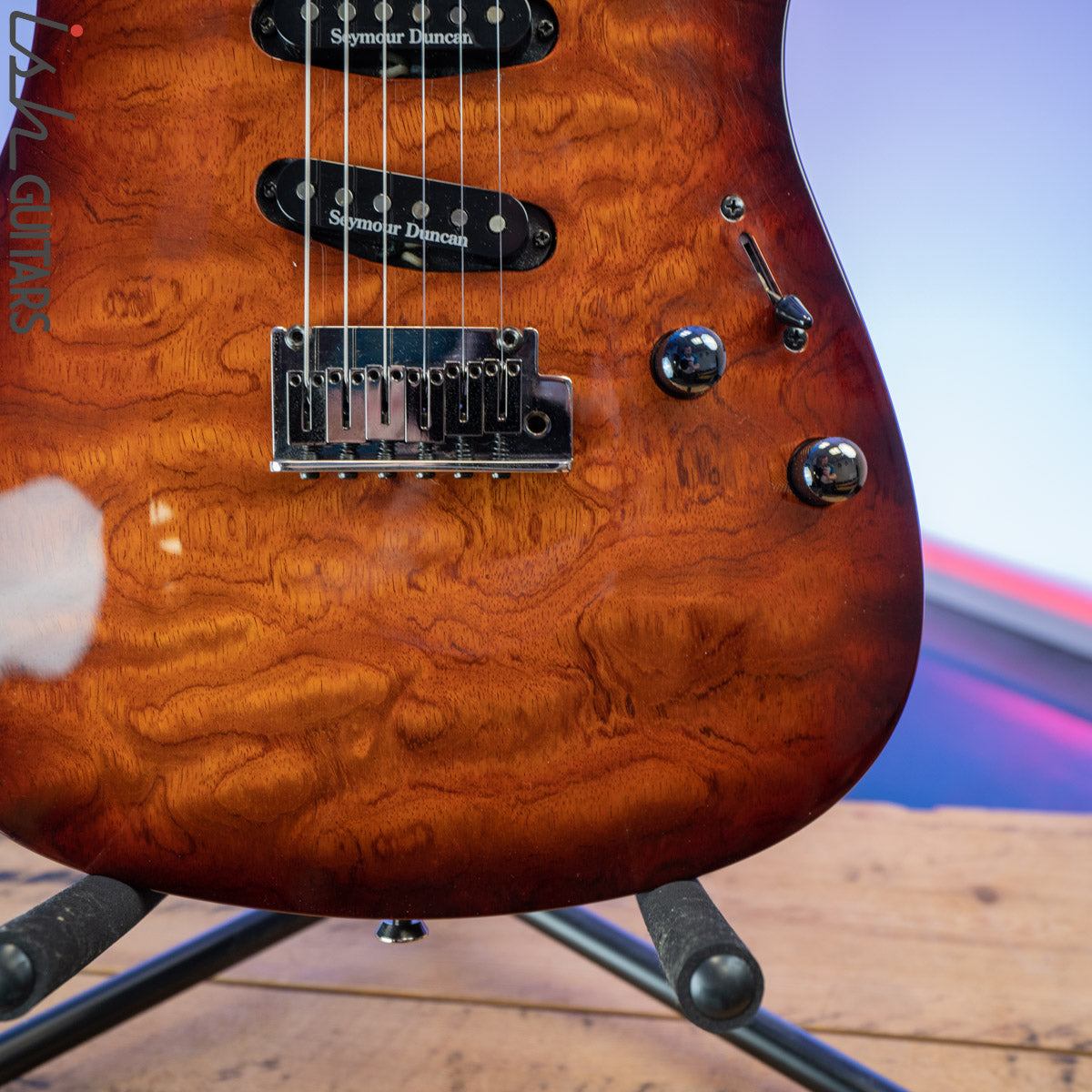 Fender Showmaster Quilt Bubinga Top SSS – Ish Guitars