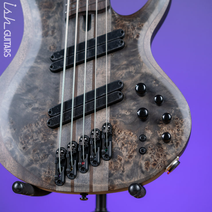 Ibanez BTB805MS Multi-Scale 5-String Bass Transparent Grey Flat