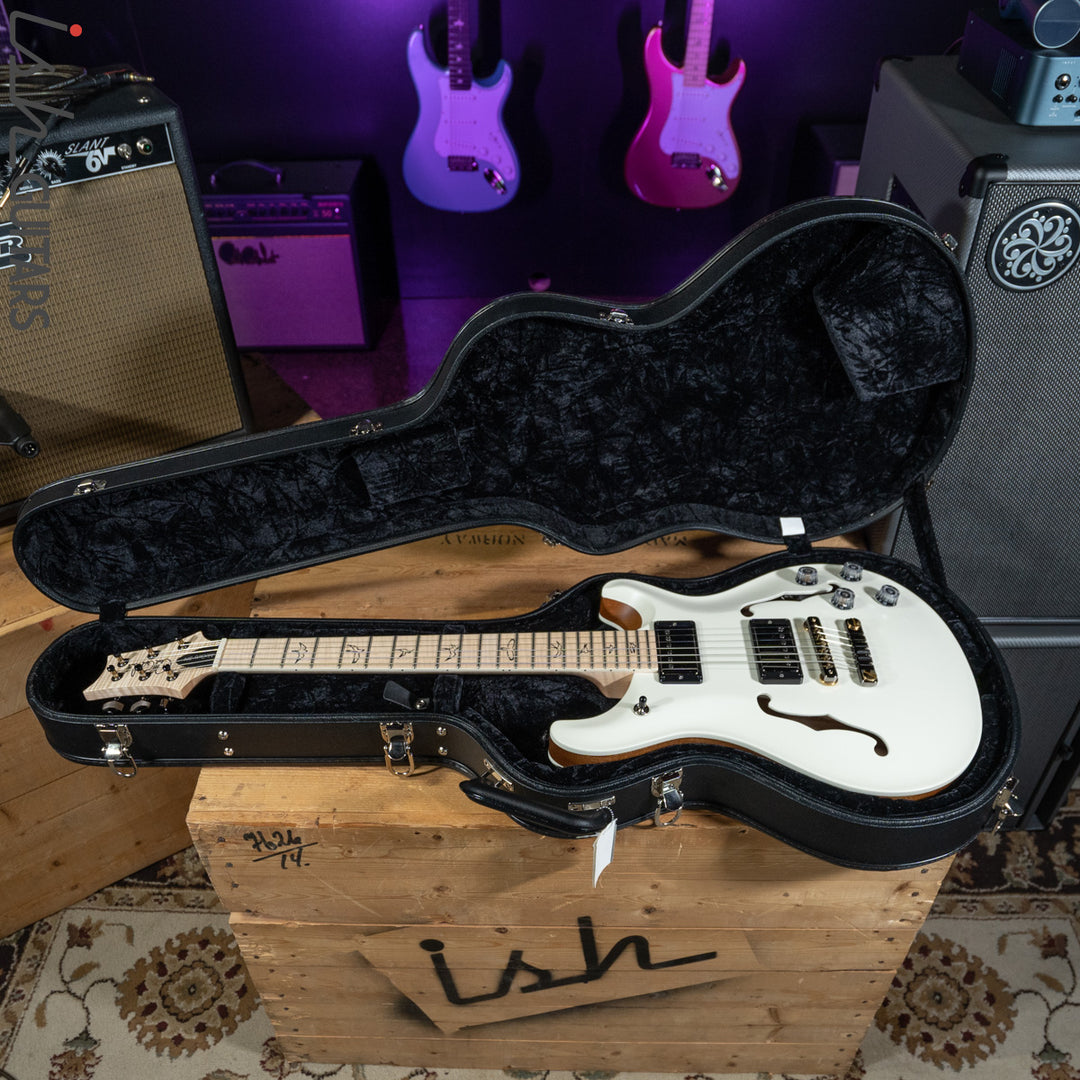 PRS McCarty 594 Hollowbody II Wood Library Antique White Satin