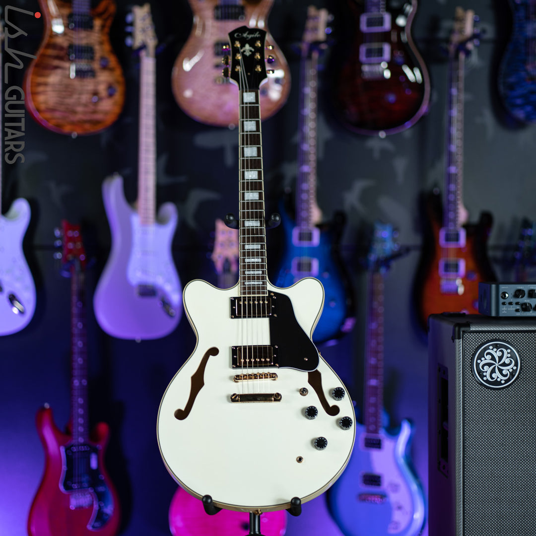 Agile AS-820 Semi-Hollow Aged White
